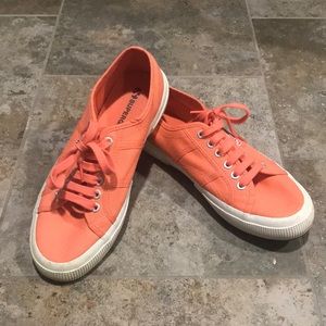 Coral Superga sneakers size 39 1/2 (size 8 1/2)